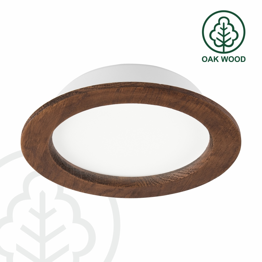 Foco de encastrar LED WOODY SPOT LED/16,5W/230V 4000K cereja ø 18,5 cm