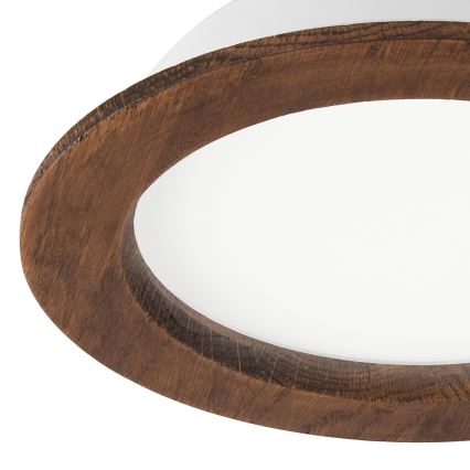 Foco de encastrar LED WOODY SPOT LED/16,5W/230V 4000K cereja ø 18,5 cm