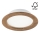 Foco de encastrar LED WOODY SPOT LED/16,5W/230V 4000K nogueira ø 18,5 cm
