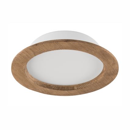 Foco de encastrar LED WOODY SPOT LED/16,5W/230V 4000K nogueira ø 18,5 cm
