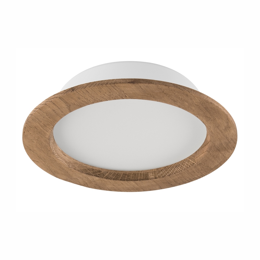 Foco de encastrar LED WOODY SPOT LED/16,5W/230V 4000K nogueira ø 18,5 cm