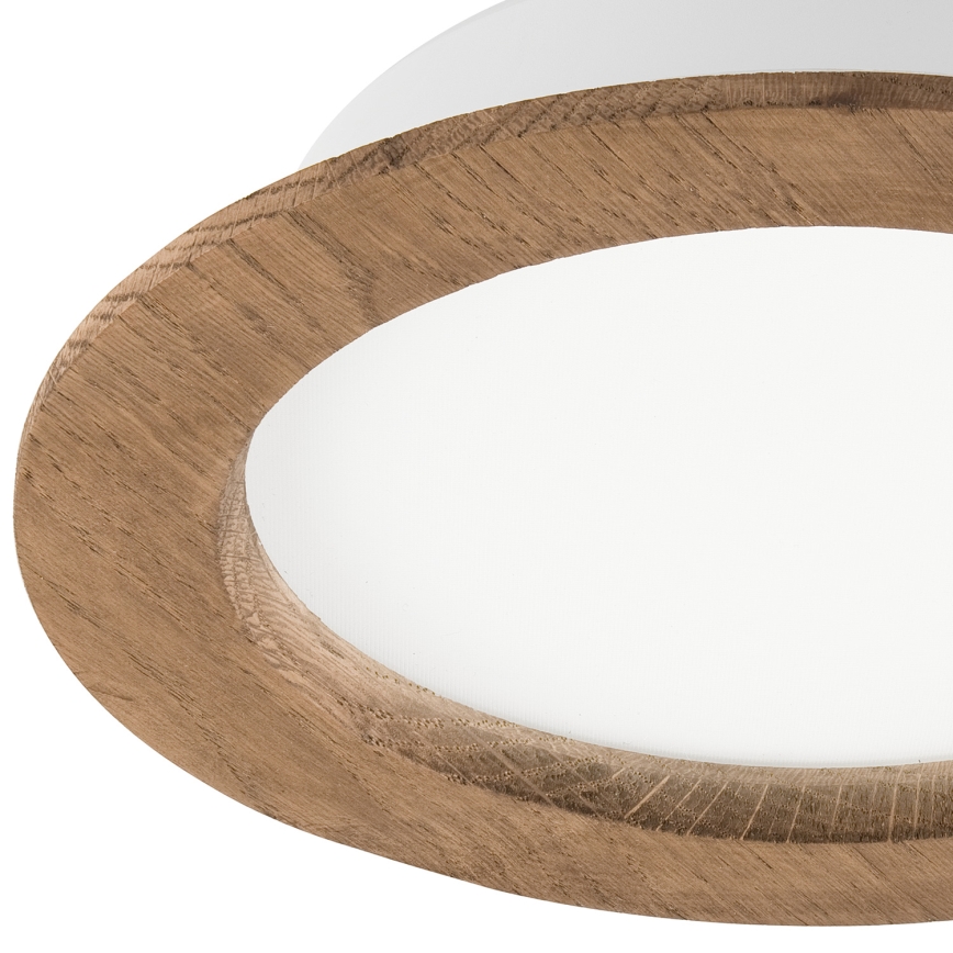 Foco de encastrar LED WOODY SPOT LED/16,5W/230V 4000K nogueira ø 18,5 cm
