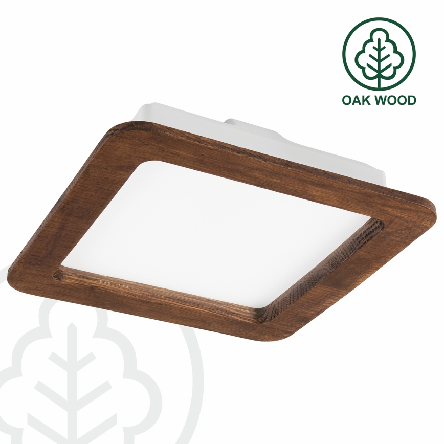 Foco de encastrar LED WOODY SPOT LED/17W/230V 3000K cereja 18,5x18,5 cm