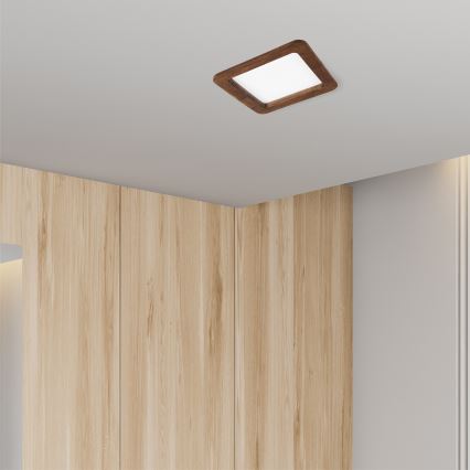 Foco de encastrar LED WOODY SPOT LED/17W/230V 3000K cereja 18,5x18,5 cm