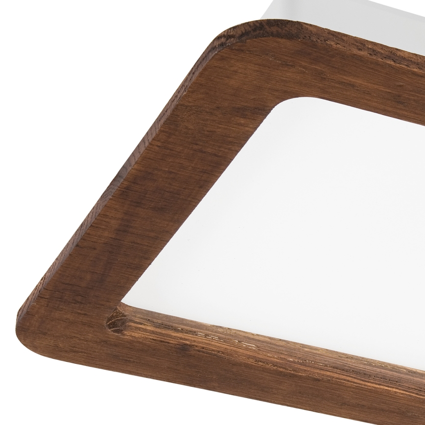 Foco de encastrar LED WOODY SPOT LED/17W/230V 3000K cereja 18,5x18,5 cm