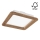 Foco de encastrar LED WOODY SPOT LED/17W/230V 3000K nogueira 18,5x18,5 cm