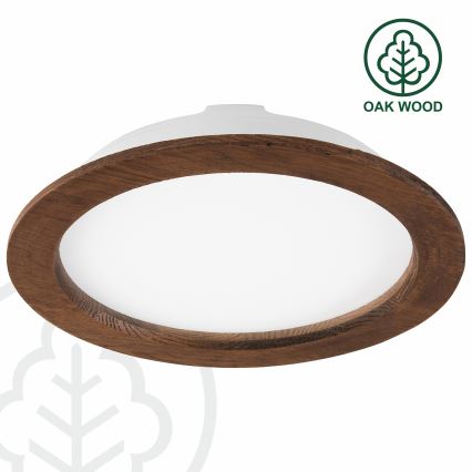 Foco de encastrar LED WOODY SPOT LED/23,5W/230V 4000K cereja ø 23,5 cm
