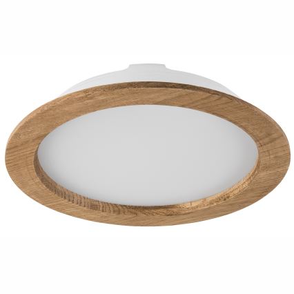 Foco de encastrar LED WOODY SPOT LED/23,5W/230V 4000K nogueira ø 23,5 cm