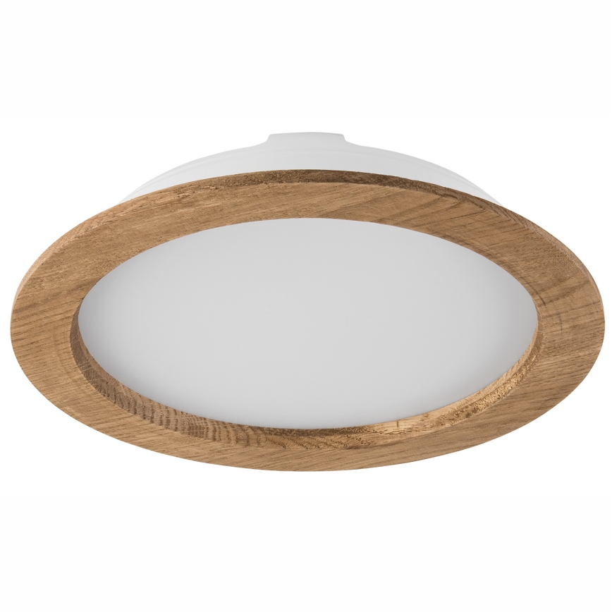 Foco de encastrar LED WOODY SPOT LED/23,5W/230V 4000K nogueira ø 23,5 cm