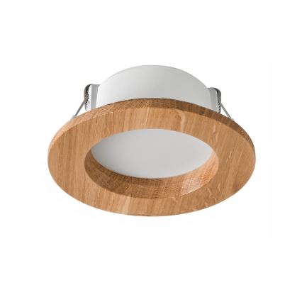 Foco de encastrar LED WOODY SPOT LED/5,5W/230V 4000K carvalho ø 10 cm
