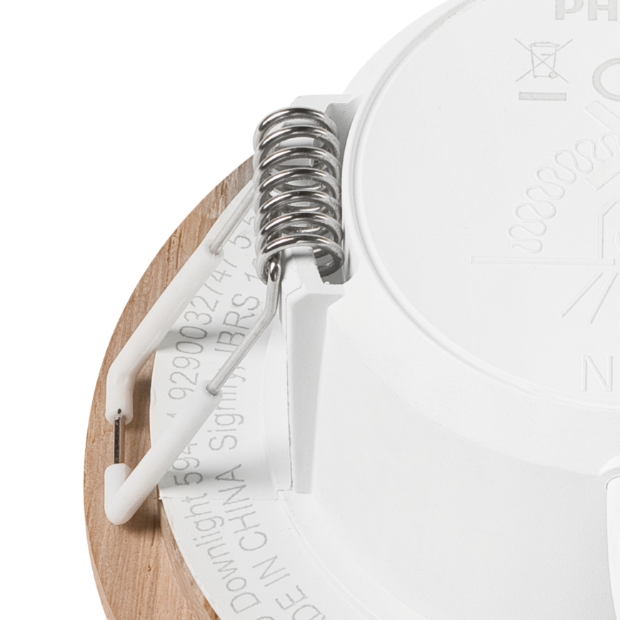 Foco de encastrar LED WOODY SPOT LED/5,5W/230V 4000K carvalho ø 10 cm