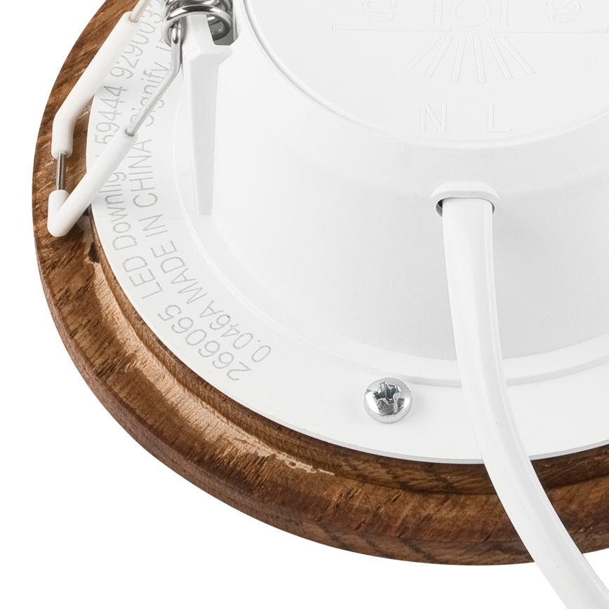 Foco de encastrar LED WOODY SPOT LED/5,5W/230V 4000K cereja ø 10 cm