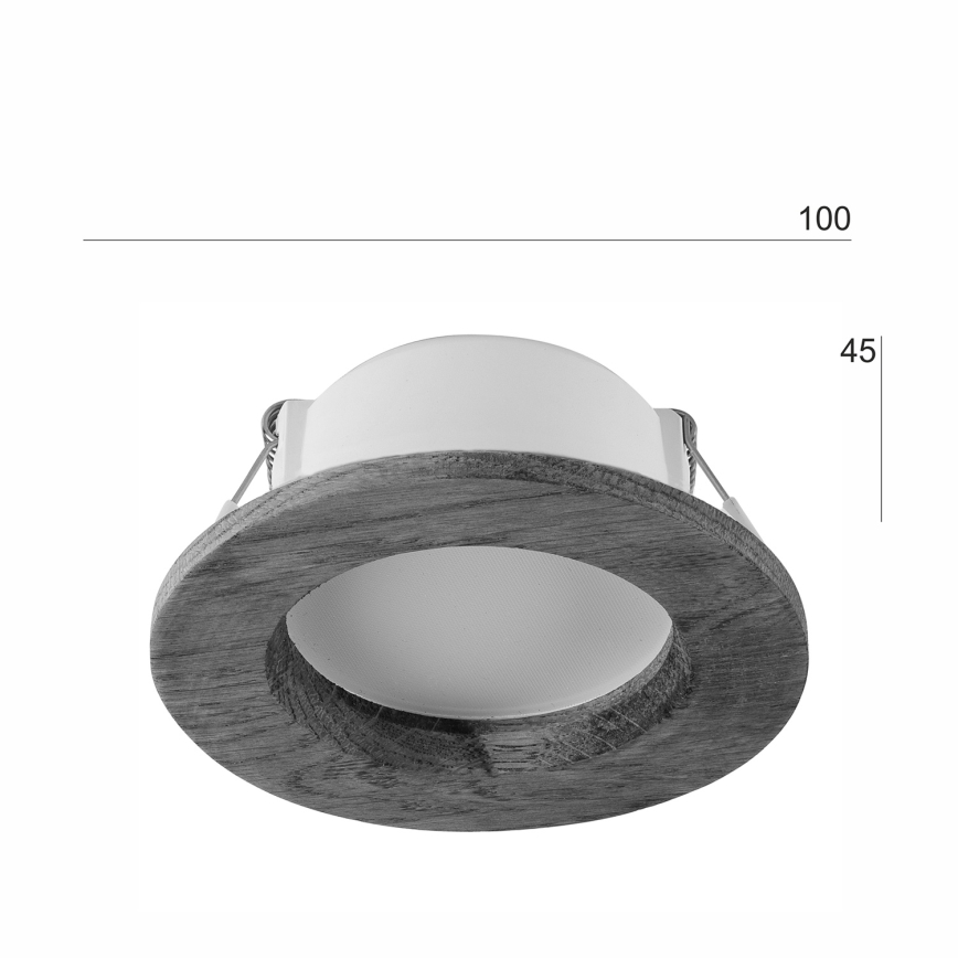 Foco de encastrar LED WOODY SPOT LED/5,5W/230V 4000K cereja ø 10 cm