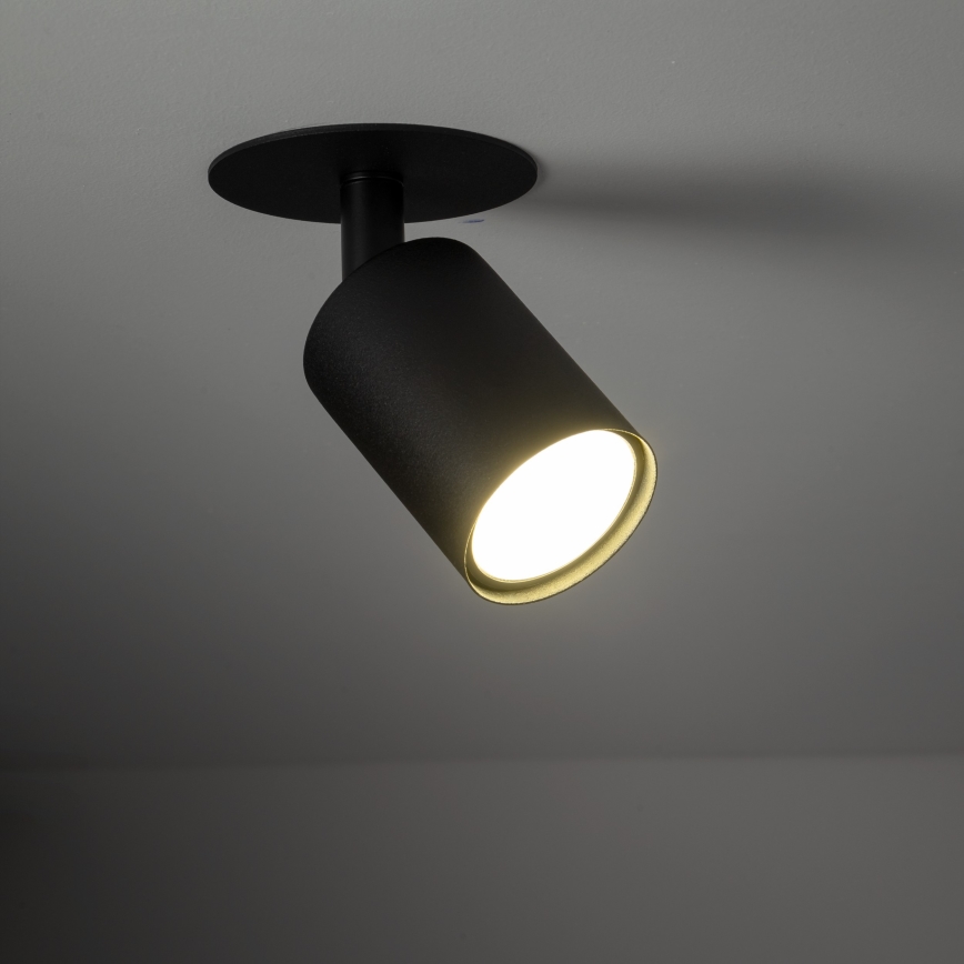 Foco de encastrar NEX 1xGU10/10W/230V preto