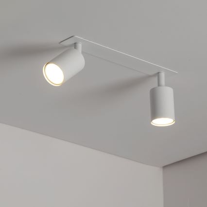Foco de encastrar NEX 2xGU10/10W/230V branco
