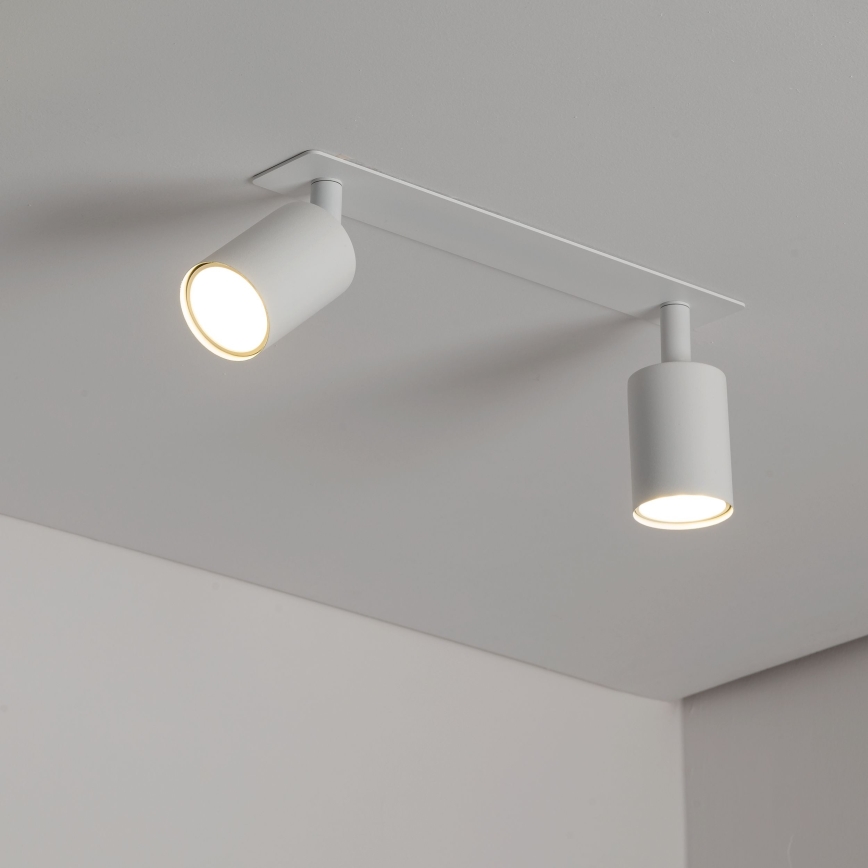 Foco de encastrar NEX 2xGU10/10W/230V branco