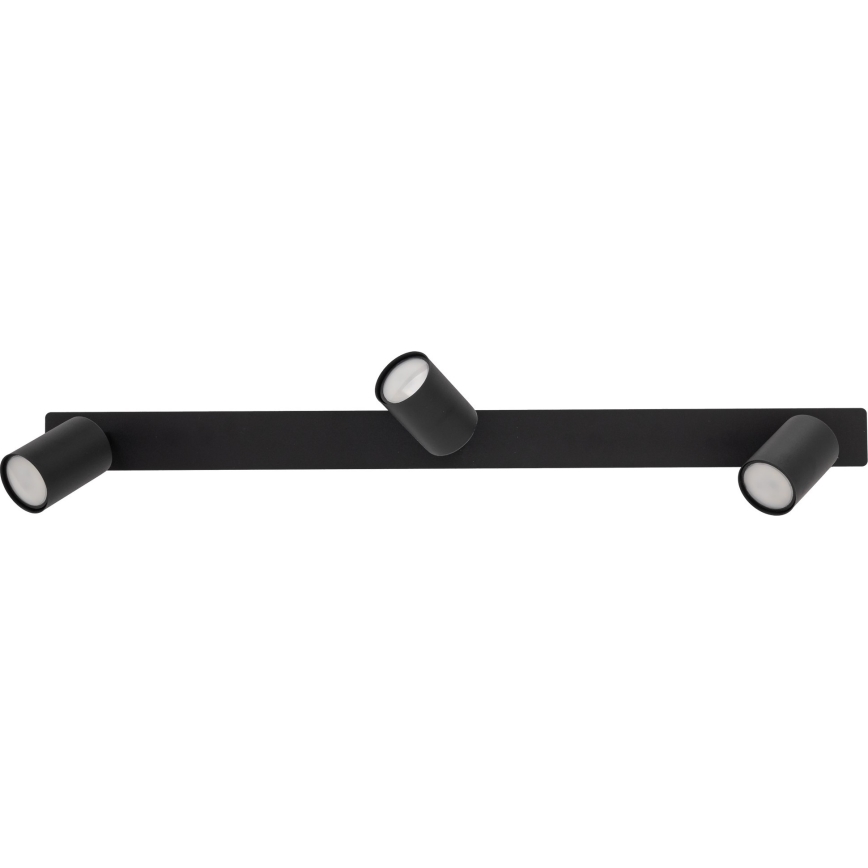 Foco de encastrar NEX 3xGU10/10W/230V preto