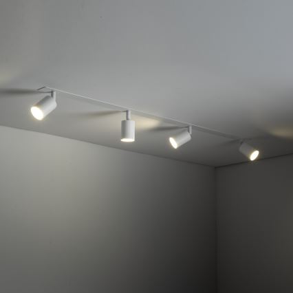 Foco de encastrar NEX 4xGU10/10W/230V branco