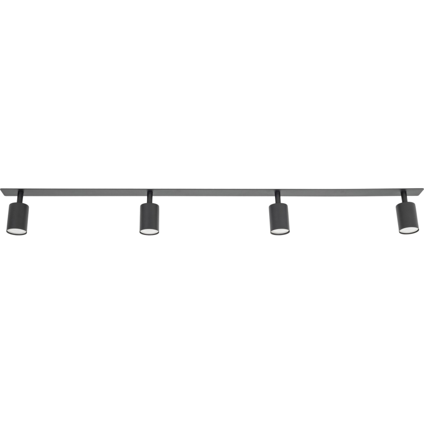 Foco de encastrar NEX 4xGU10/10W/230V preto