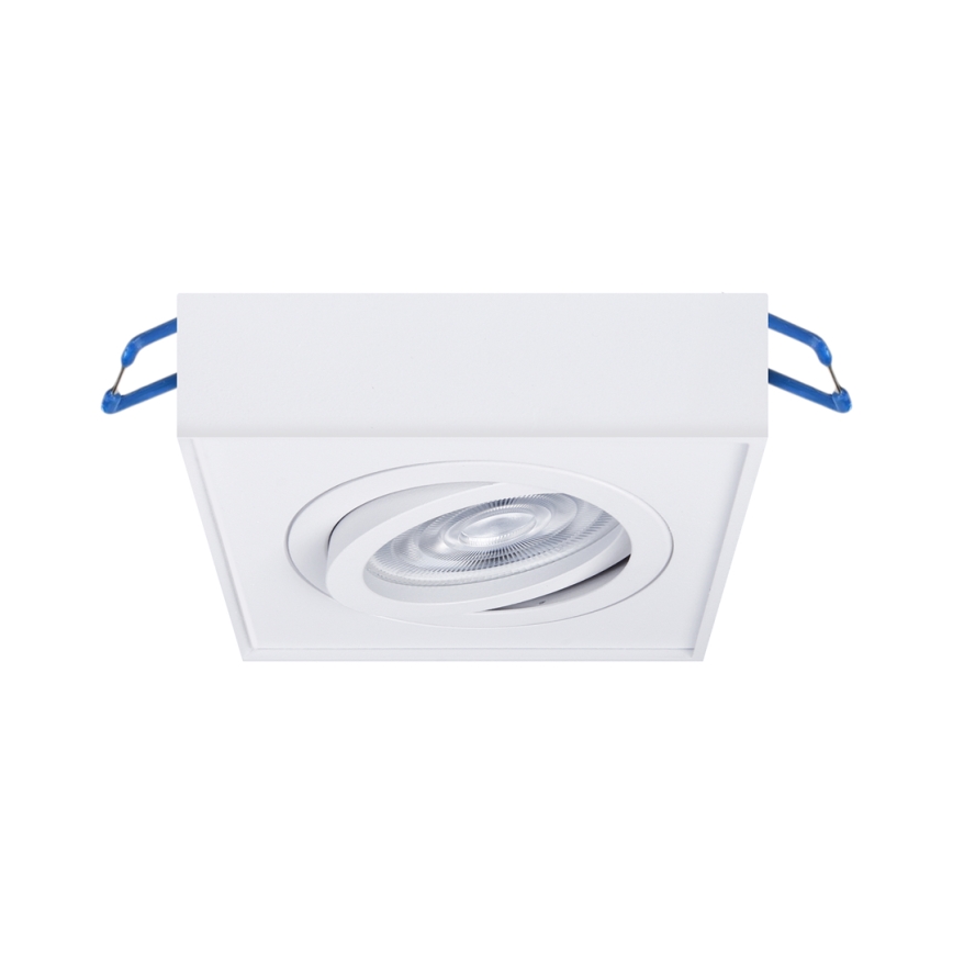 Foco de encastrar NUSA 1xGU5,3/MR16/50W/12V angular branco