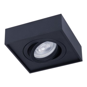 Foco de encastrar NUSA 1xGU5,3/MR16/50W/12V angular preto