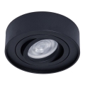 Foco de encastrar NUSA 1xGU5,3/MR16/50W/12V redondo preto