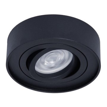 Foco de encastrar NUSA 1xGU5,3/MR16/50W/12V redondo preto