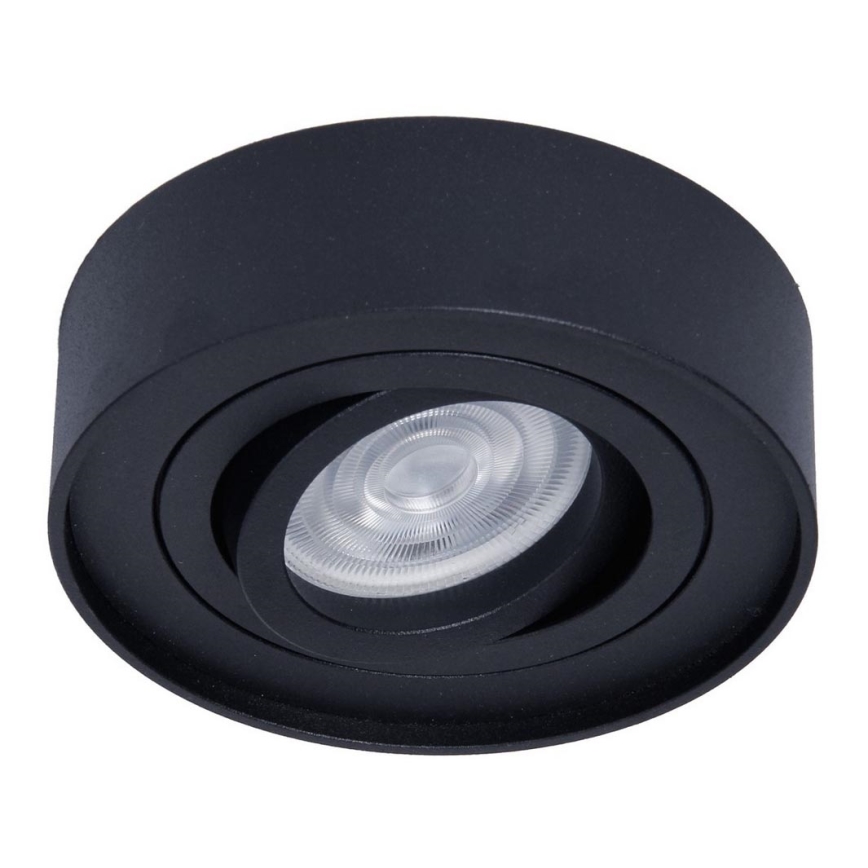 Foco de encastrar NUSA 1xGU5,3/MR16/50W/12V redondo preto