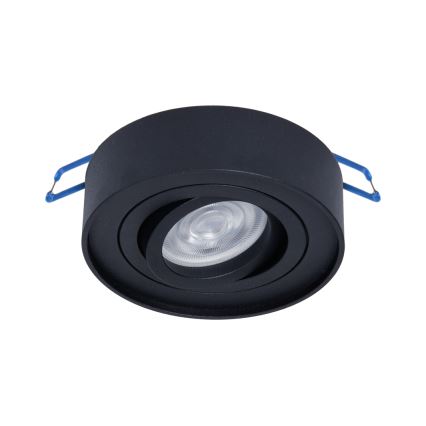 Foco de encastrar NUSA 1xGU5,3/MR16/50W/12V redondo preto
