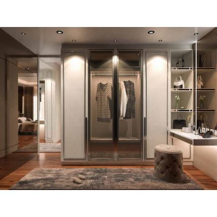 Foco de encastrar para casa de banho LED BONO LED/8W/230V 4000K IP65 preto