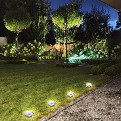 Foco de encastrar solar LED CLAVO LED/0,72W/1,2V 600mAh IP44