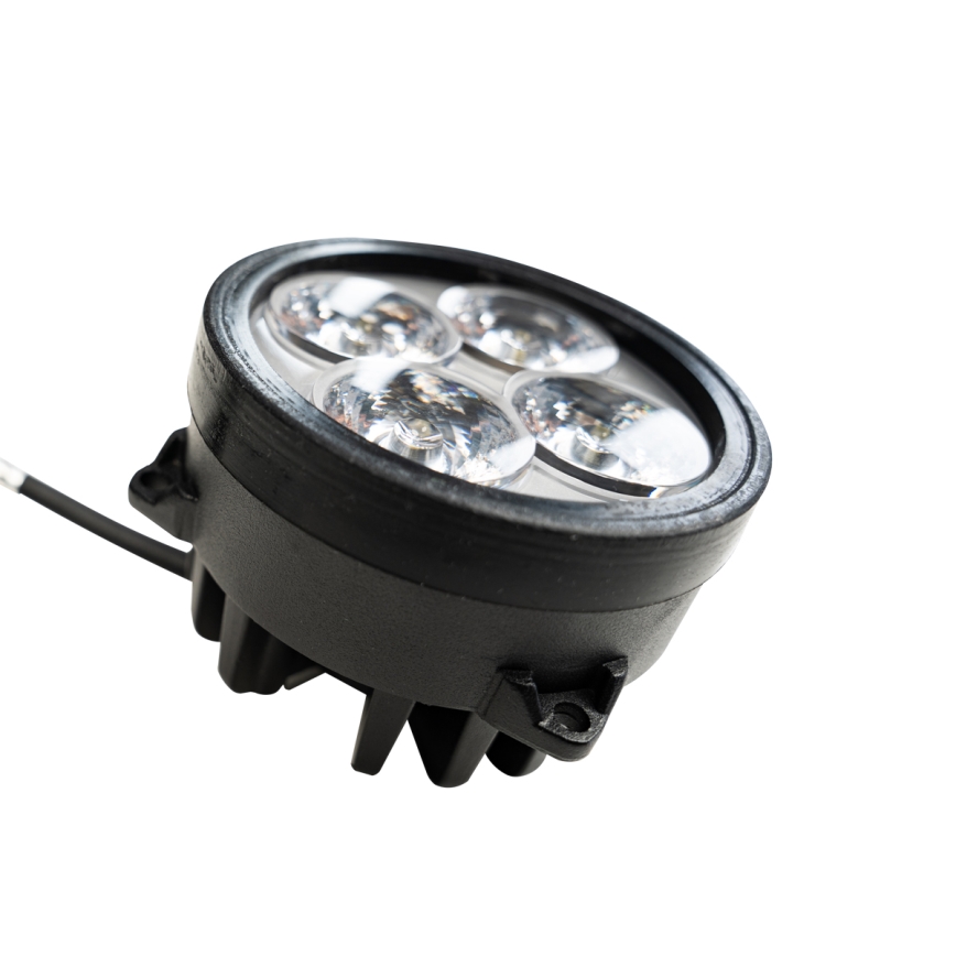 Foco de luz LED para trator BLACK LED/20W/10-30V IP69 5700K redondo