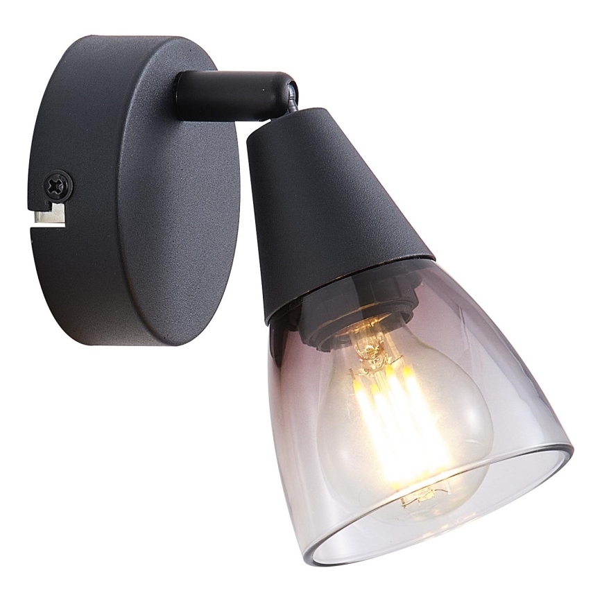 Foco de parede 1xE14/7W/230V fumado