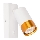 Foco de parede 1xGU10/35W/230V branco/dourado