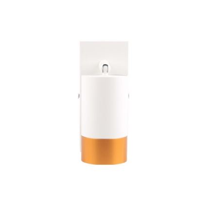 Foco de parede 1xGU10/35W/230V branco/dourado