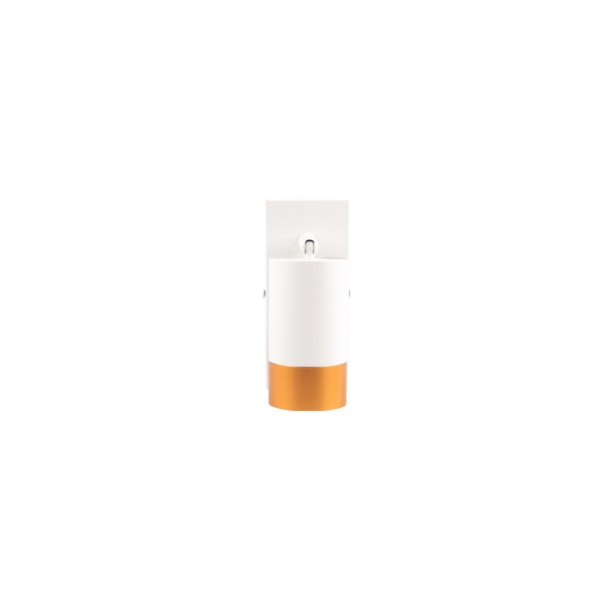 Foco de parede 1xGU10/35W/230V branco/dourado