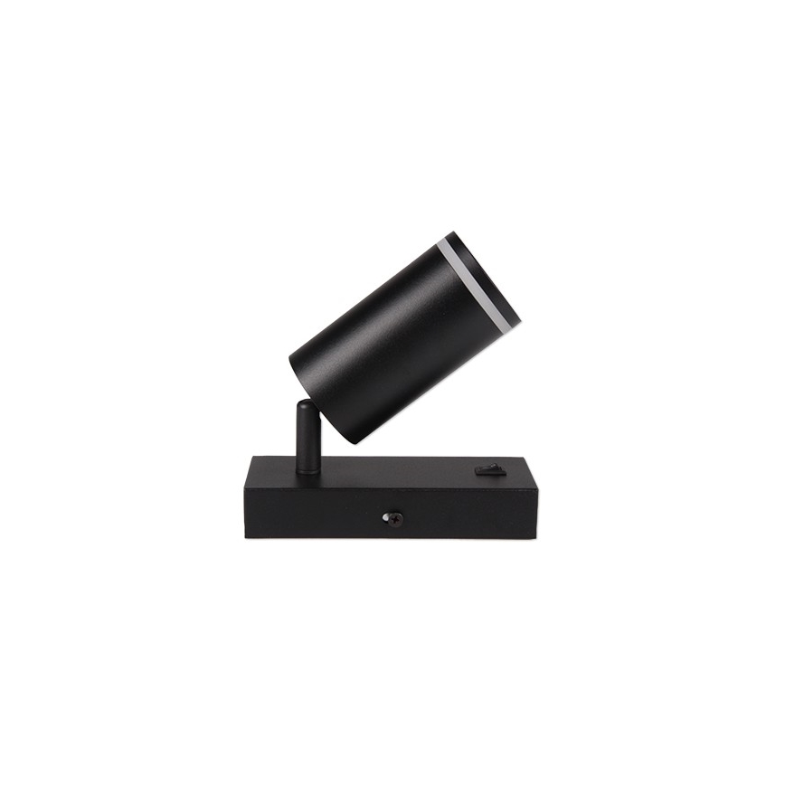 Foco de parede 1xGU10/35W/230V preto