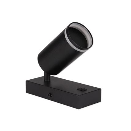 Foco de parede 1xGU10/35W/230V preto