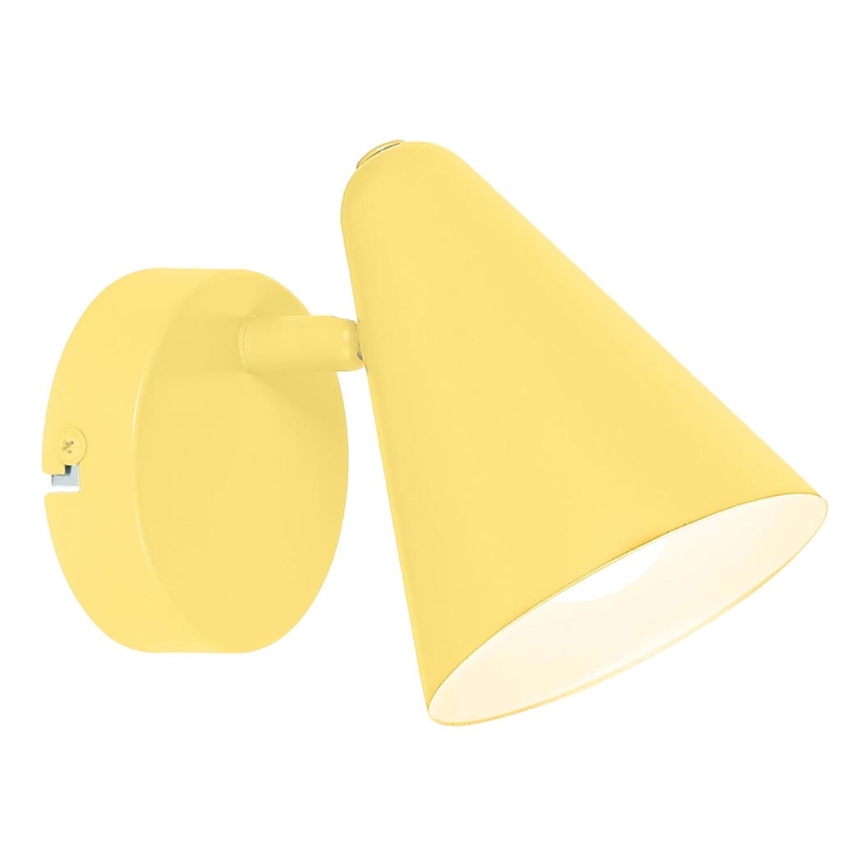 Foco de parede AMOR 1xE14/40W/230V amarelo