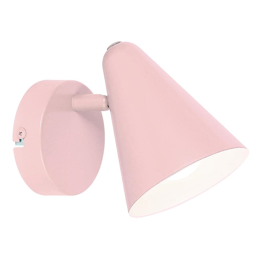 Foco de parede AMOR 1xE14/40W/230V rosa
