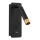 Foco de parede com carregador USB 1xG9/35W/230V preto/dourada
