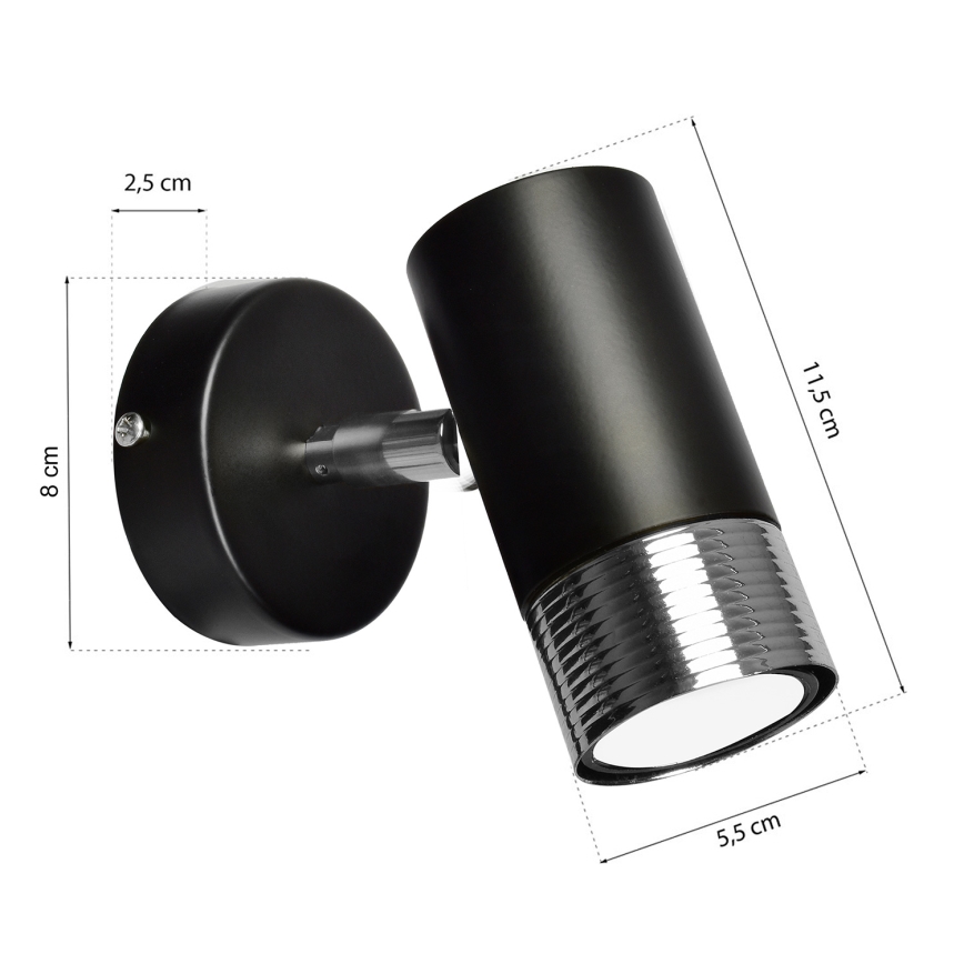 Foco de parede DANI 1xGU10/8W/230V