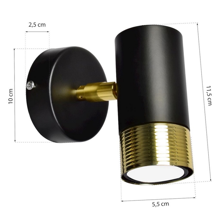 Foco de parede DANI 1xGU10/8W/230V