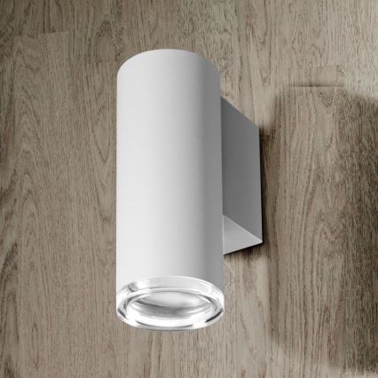 Foco de parede de casa de banho TURYN 1xGU10/10W/230V IP44 branco