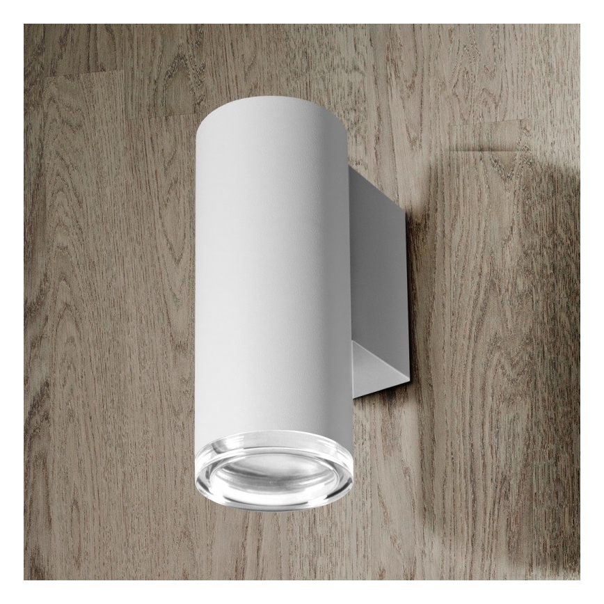 Foco de parede de casa de banho TURYN 1xGU10/10W/230V IP44 branco
