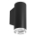 Foco de parede de casa de banho TURYN 1xGU10/10W/230V IP44 preto