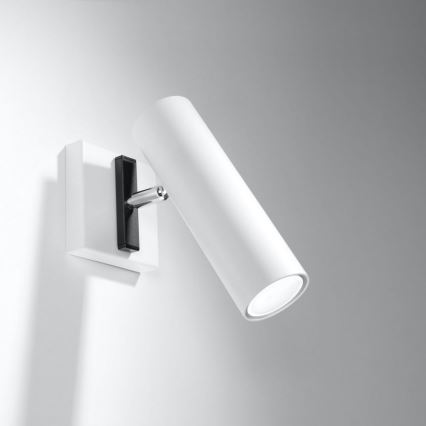 Foco de parede DIREZIONE 1xGU10/40W/230V branco