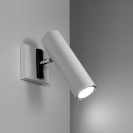 Foco de parede DIREZIONE 1xGU10/40W/230V branco