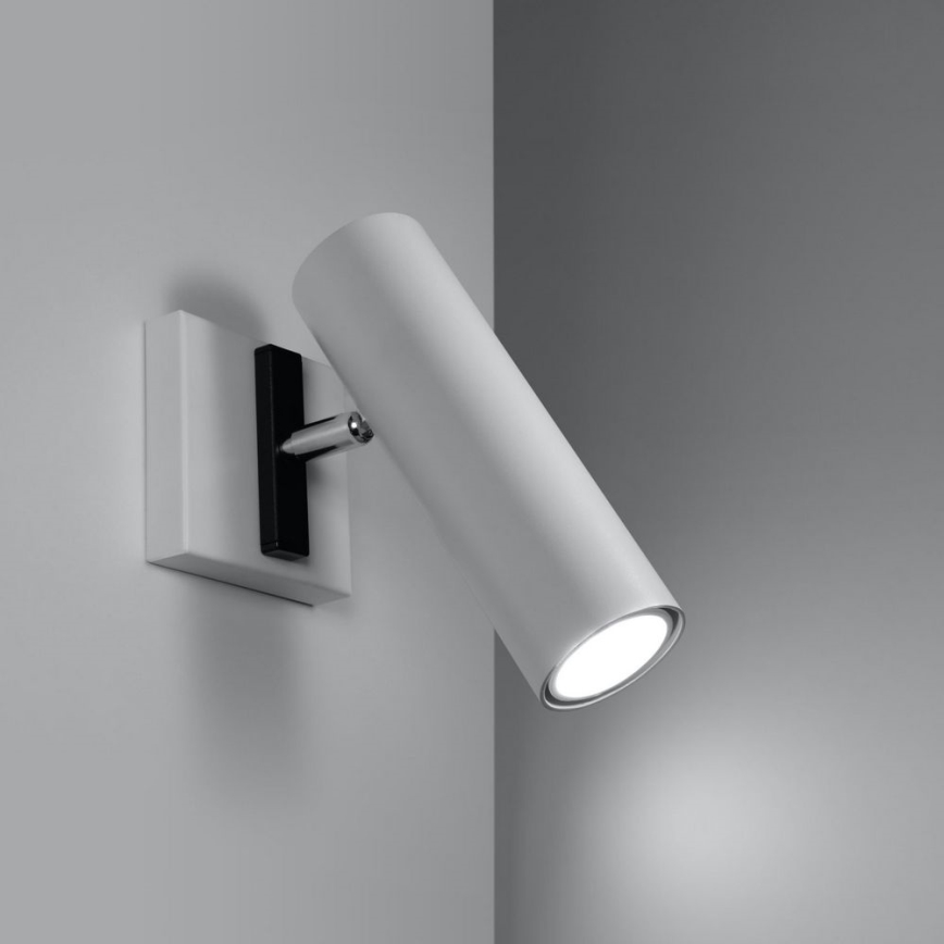 Foco de parede DIREZIONE 1xGU10/40W/230V branco