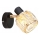 Foco de parede DUBAI 1xE14/40W/230V preto/dourado